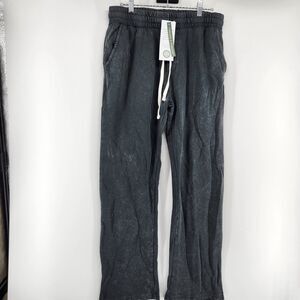 Threads 4 Thought Men's L Dark Grey Kevin Mineral Wash French Terry Pants NWT